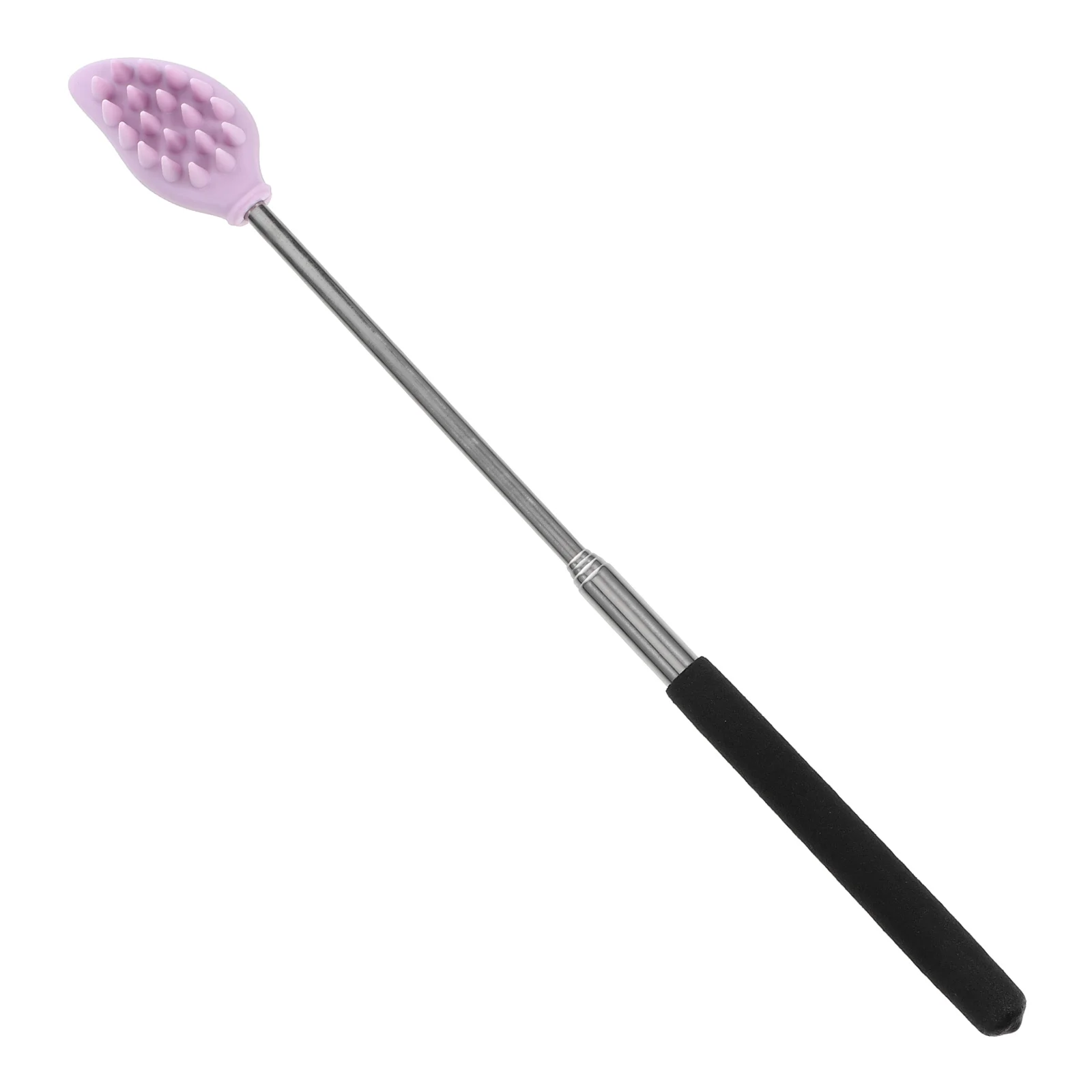 Portable Back Scratcher Stainless Steel Retractable Itch Relief Tool Lightweight Store Body Bath Brush