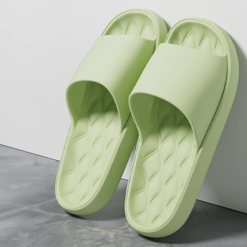 Modische Herren-Hausschuhe, Sommer, flach, leicht, EVA, für Zuhause, Badezimmer, bequeme, rutschfeste Paar-Hausschuhe, Indoor-Slides, Duschschuhe – Detail 9