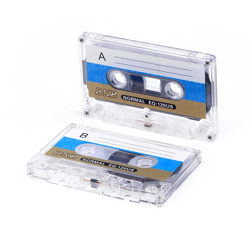 45/90 Minutes Magnetic Audio Tape Recording For Speech Music Recording Standard Cassette BKB Blank Tape Player Empty Tape