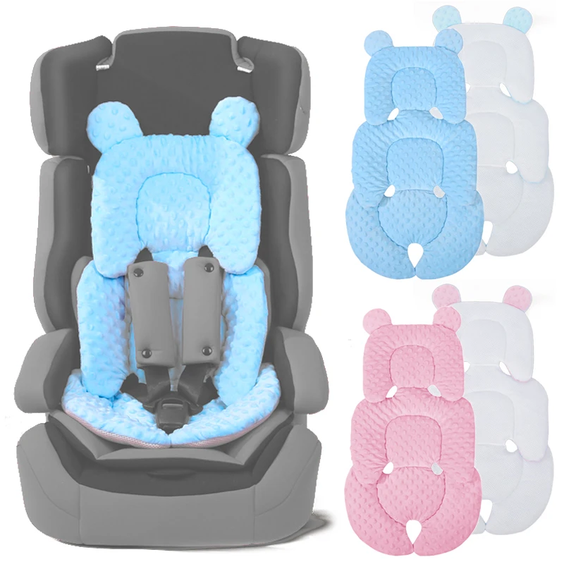 Baby Stroller Seat Cushion Infant Double-sided Safety Seat Pad Thick Warm Universal Child Cart Mattress Mat Stroller Accessories