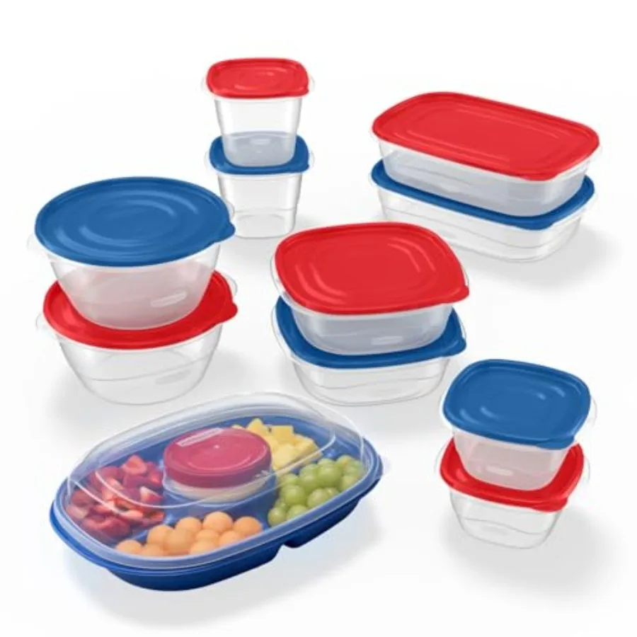 

TakeAlongs Special-Edition Americana Set of Food Storage Containers with Lids Including Party Platter and Twist and Seal Contai