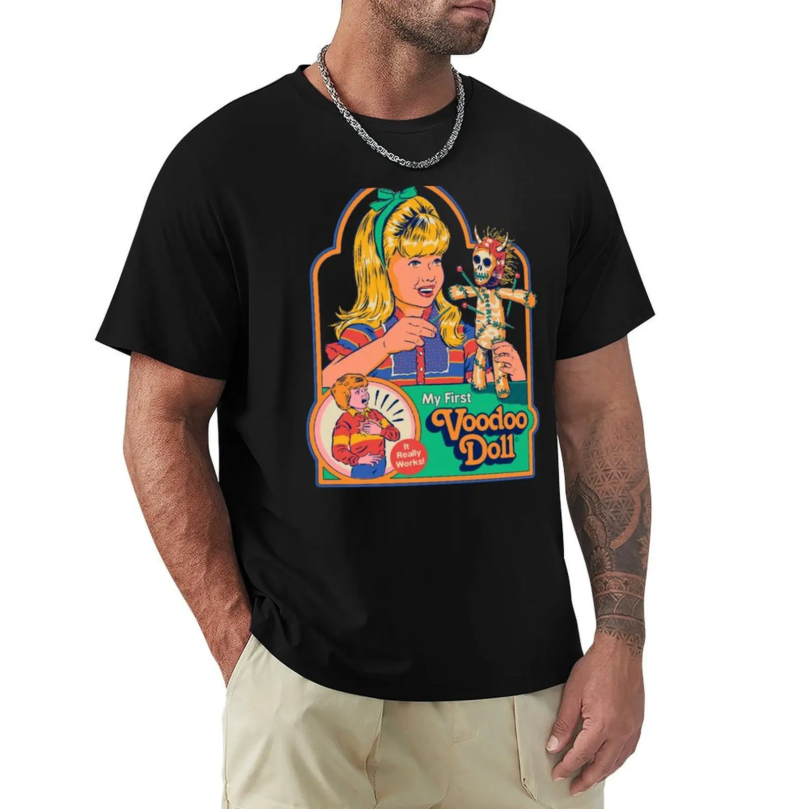 My First Voodoo Doll T-Shirt Fitness Quick Dry Short Sleeve Top