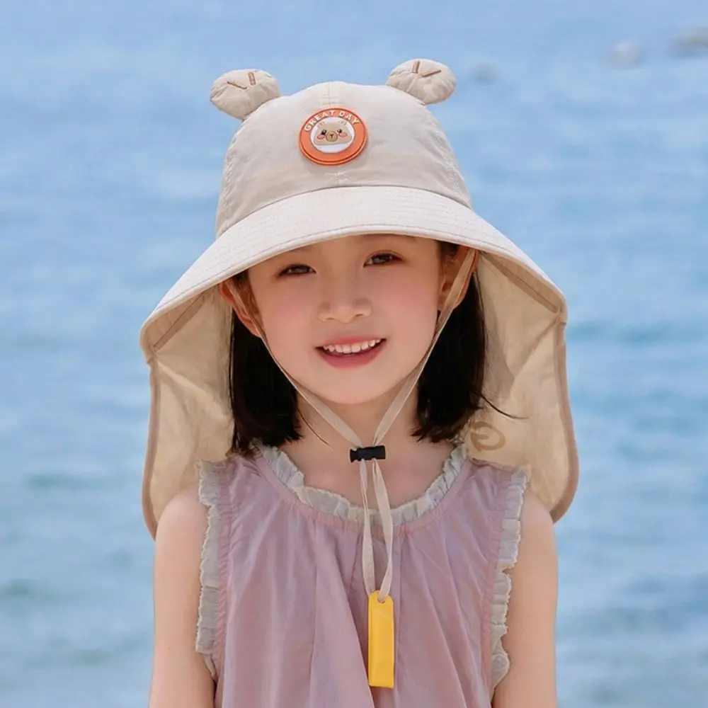 chapeu-de-sol-infantil-com-aba-larga-e-protecao-solar-chapeu-de-verao-fino-com-cobertura-para-o-pescoco