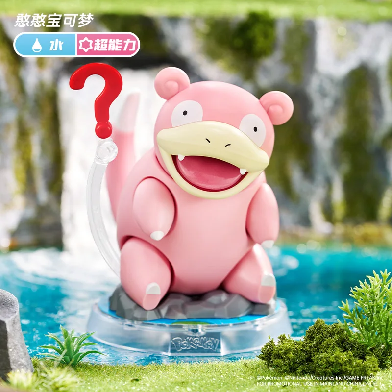 متوفر في المخزون BLOKEES Pokémon 01 02 Slowpoke Gonbe Bulbasaur Squirtle Charcadet ألعاب نموذجية متحركة إصدار كلاسيكي CV-S