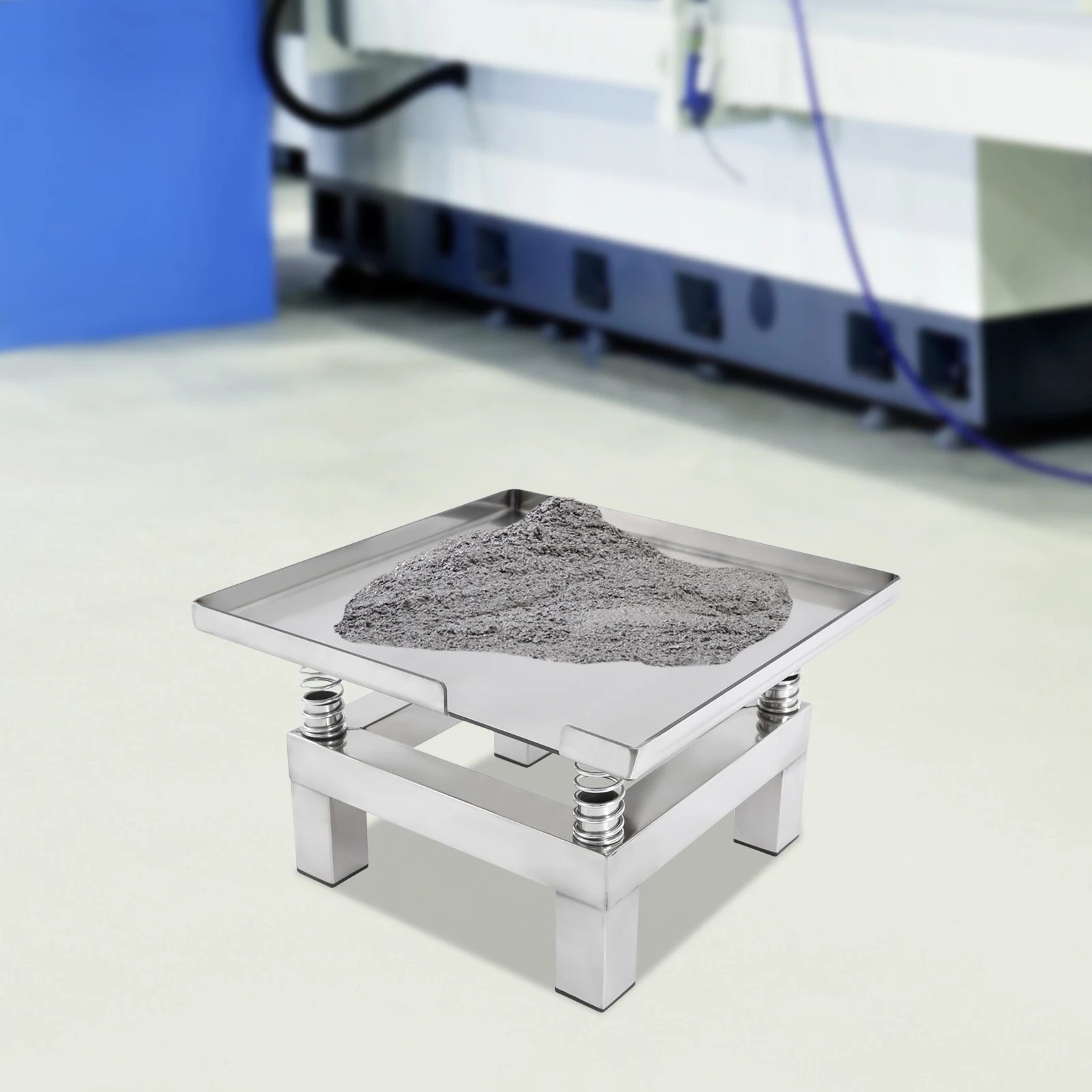 35*35CM Concrete Vibrating Table 50W  Lab Vibration Table10kg Capacity for Precise Test Block Preparation EU/US Standard