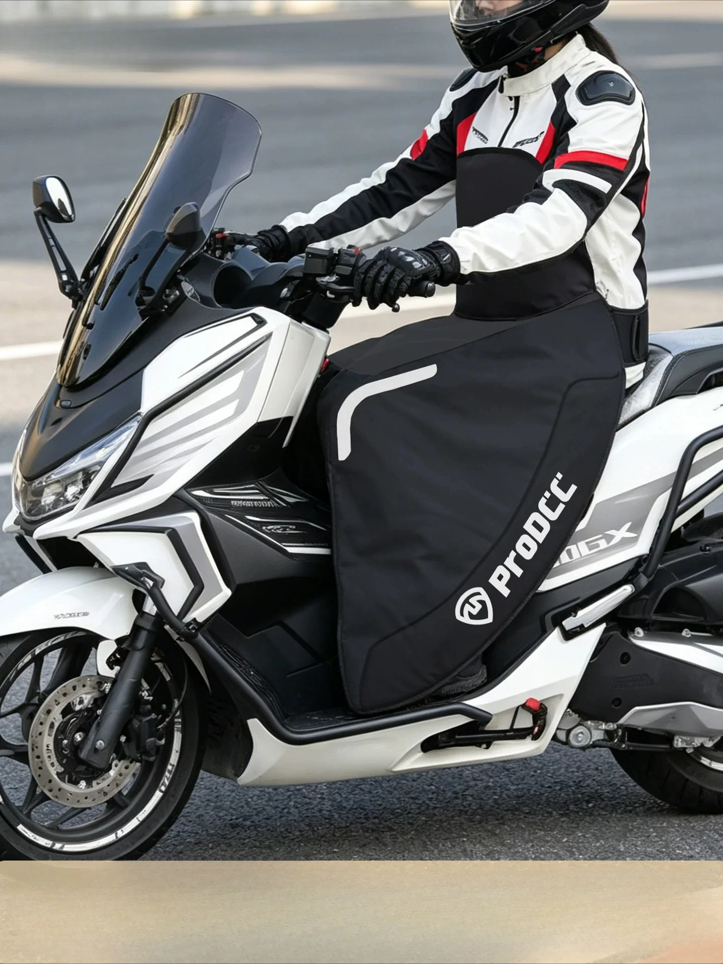 Winter Motorcycle Leg Windshield Quilt Waterproof Thick Fleece Scooter Leg Cover Warm Windproof Blanket Riding