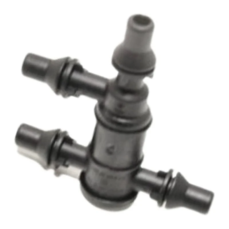 1 Buah Katup Penutup Suhu Rendah Termostat Tabung Throttle 4 Arah Plastik Hitam untuk Mercedes-benz E-class W213 C W205 GLC W253-