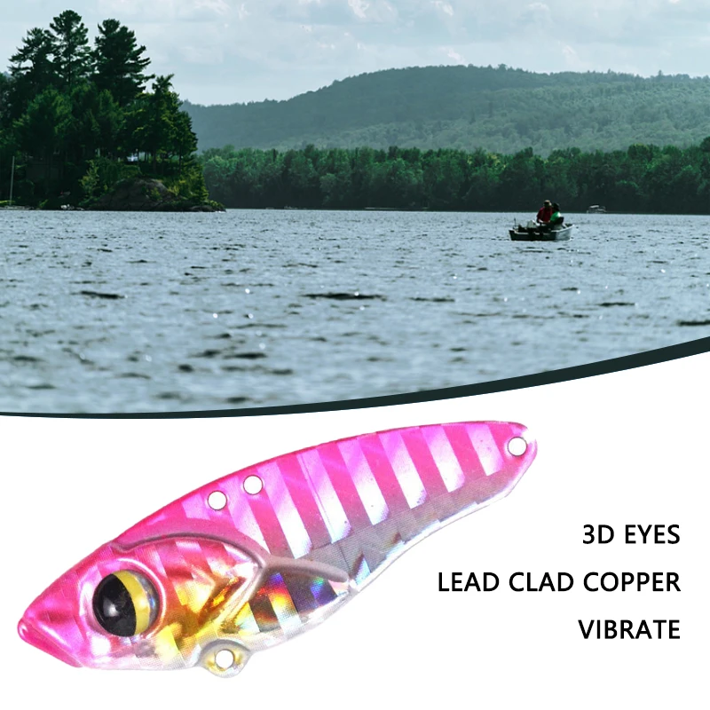 Metal VIB Baits 5/7/10/14g Metal Wobblers Lures Vibrating Spoon Sinking Artificial Fishing Baits For Bass Pike Carp Perch Tackle