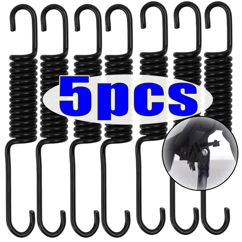 Motorcycle Kickstand Spring Practical Stand Spring Replacement for Motorcycle Foot Kickstand Metal Pedal Return Spring 1/5PCS