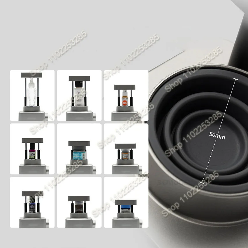 Automatic Multi-Speed Paint Shaker Mixer with Timer Control 3 Adjustable Speeds for Universal Bottle Compatibility