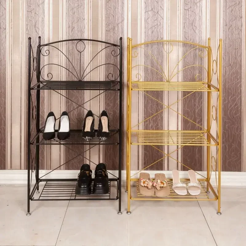 

Three Story Economical Iron Shoe Rack With Provincial Space BY259