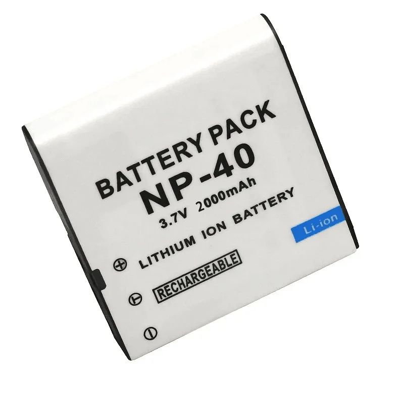 NP 40 Battery 2000mAh For BENQ DLI-102 FUJIFILM np-40 np-40N KODAK KLIC-7005 PENTAX D-LI8 D-Li85 SLB-0737 Batteries NP40N