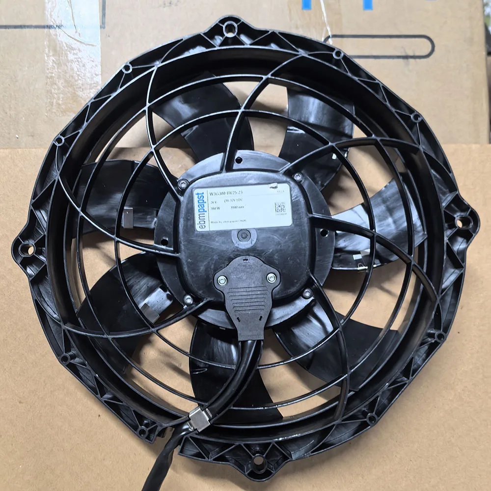 W3G300-BV25-23 26 В 380 Вт немецкий оригинальный осевой вентилятор охлаждения для конденсатора дорожного транспортного средства.