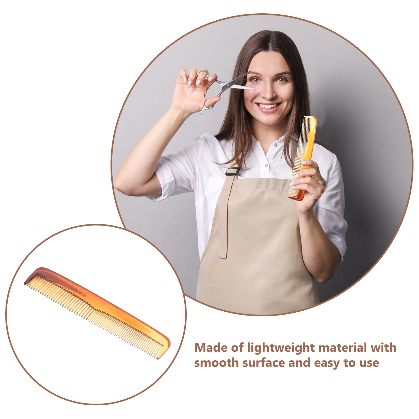 

Sparse Dense Tooth Comb Professional Barber Combs for Men Plastic Cutting Tool Fine Beard Hairdressing Mens Combs Styling Salon
