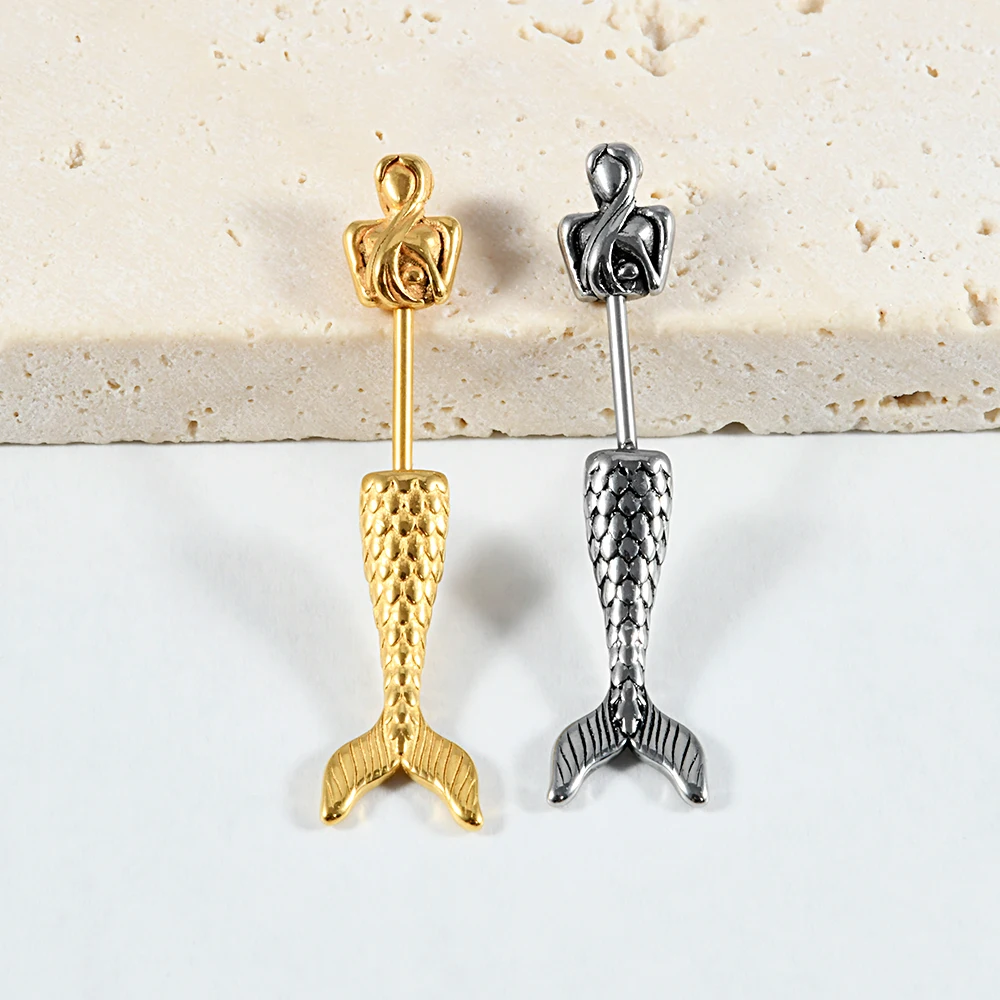 1-2 個レトロモンスタースパイダースタッドイヤリングマーメ - Body Piercing Quality Jewelry のレビューと価格