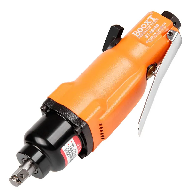 BOOXT BT-8808B Straight Handle Small Air Cannon Pneumatic Wrench Air Screwdriver 3/8-inch Durable M10 Knife  Makeup