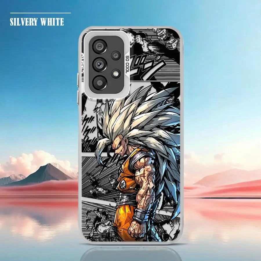 Casing untuk Samsung Galaxy A35 A26 A36 A53 A71 A72 A51 A56 A73 A55 A54 A52 Dragon Ball Son Goku Keren