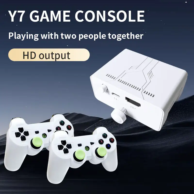 Coopreme Y7 Super TV Game Box HD Saída Joystick Controlador duplo Fighting Home X7 Game Console PSP 10000+ Gaming