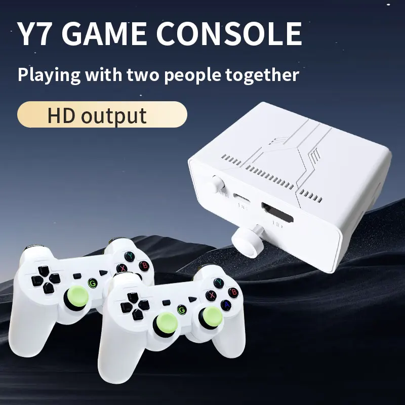 Coopreme Y7 Super TV Game Box HD Output Joystick Dual Controller Fighting Home X7 Game Console PSP 10000+ Gaming