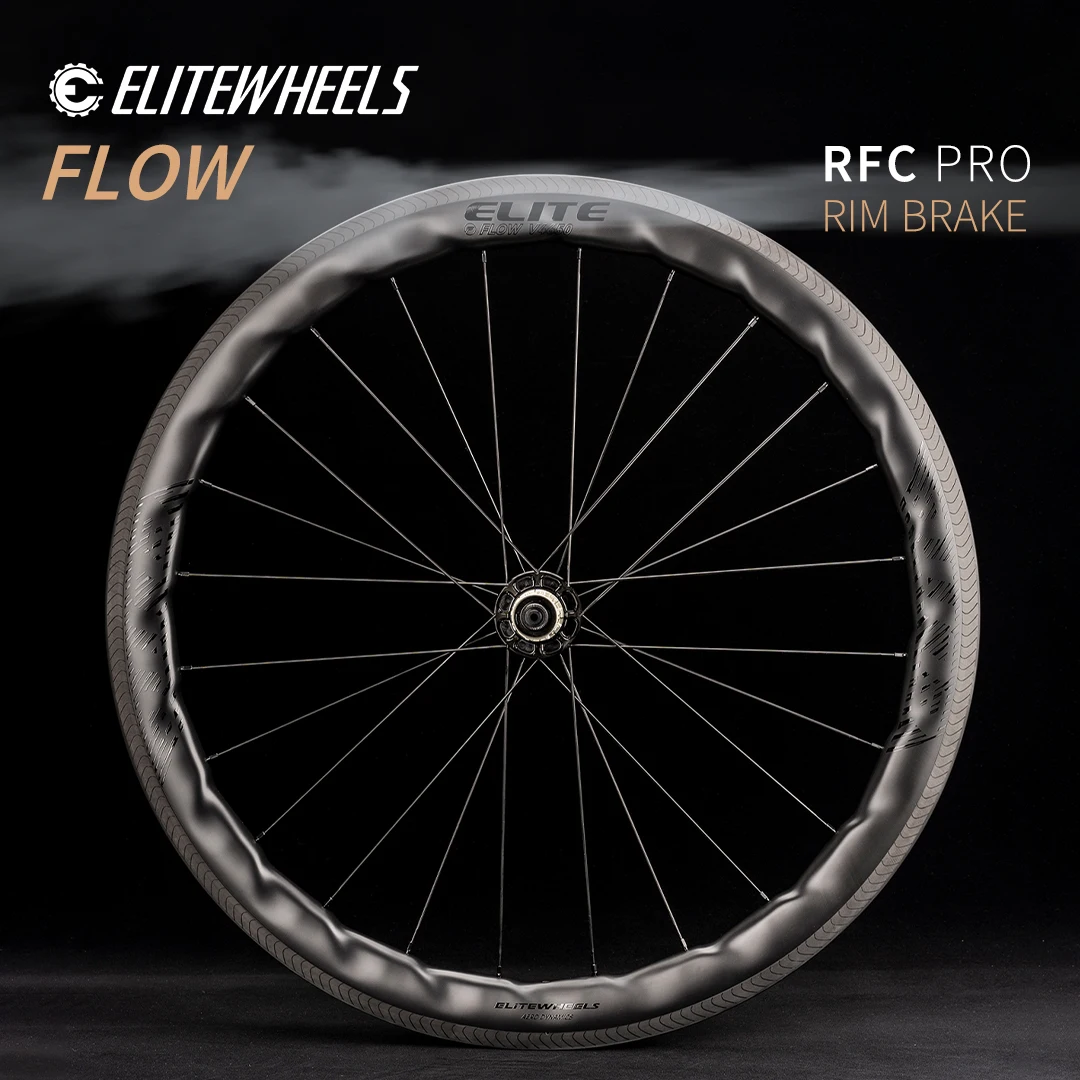 

ELITEWHEELS RFC PRO AERO Ratchet System Road Bicycle Carbon Wheelset Pillar Wing 20 Spokes UD+A1 Brakes Tubeless Compatible Rims