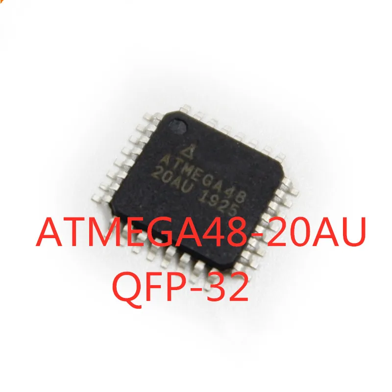 5PCS/LOT 100% Quality  ATMEGA48-20AU ATMEGA48 QFP-32 SMD microcontroller chip microcontroller In Stock New Original