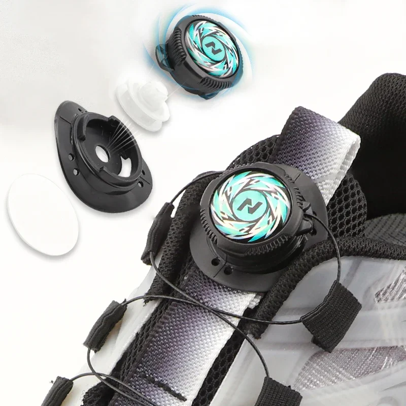 

Automatic Shoelaces Sneakers Swivel Buckle Elastic Laces Without Ties Adults Kids Lazy No Tie Shoe Laces Shoe Accessories 1Pair