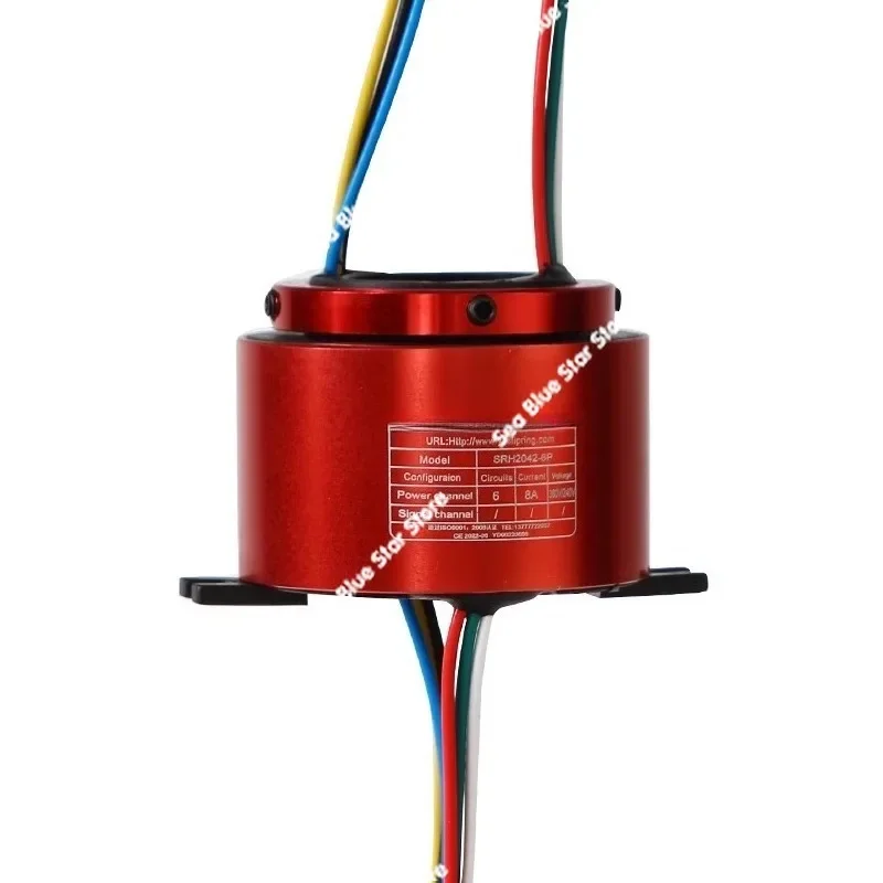 

Conductive Slip Ring 360 Degree Intelligent Automation Rotary Connector Motor Slip Ring Connector Number of Circuits