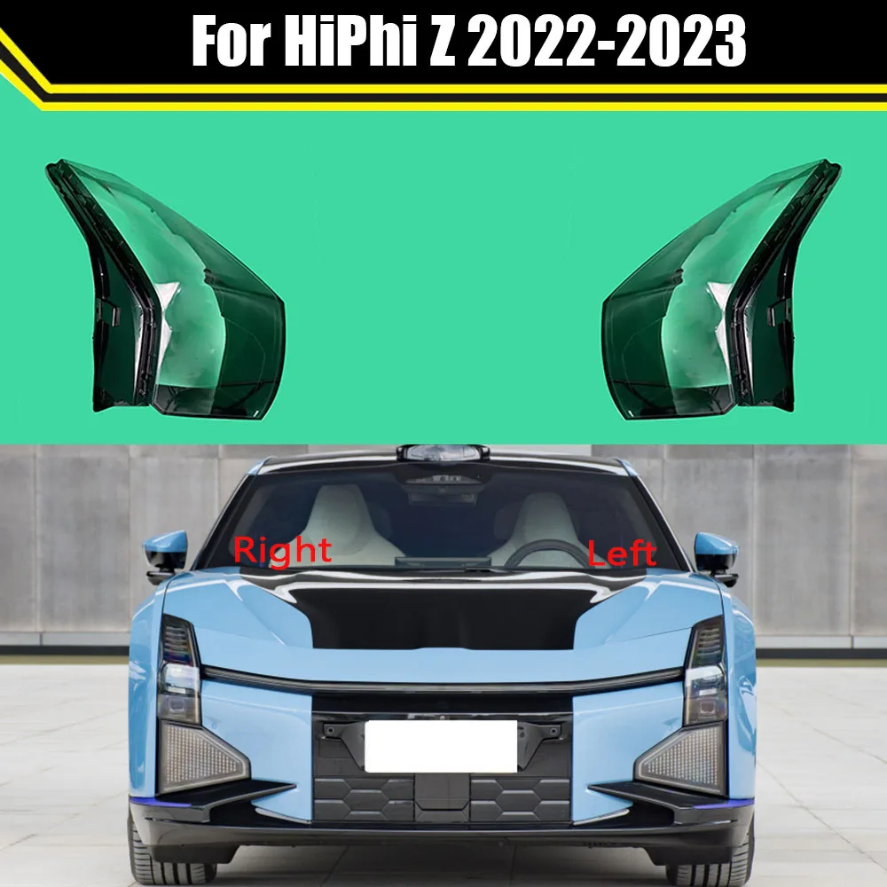 

Car Front Lens Headlamp Caps Transparent Lampshade Auto Lamp Shell Light Housing For HiPhi Z 2022 2023 Headlight Cover Lampcover