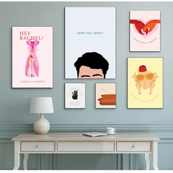 Painting Classic Wall Pictures For Living Room Decor Friends TV Show Door Smelly Cat Nordic Posters And Prints Art Canvas