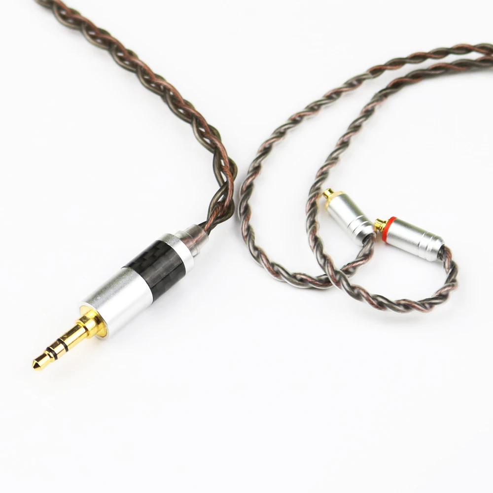 CustomMonocrystalline copper silver plated Earphone cable 2.5mm 3.5mm 4.4mm MMCX 0.78mm A2DC IE80 IM QDC TFZ  se535 se251