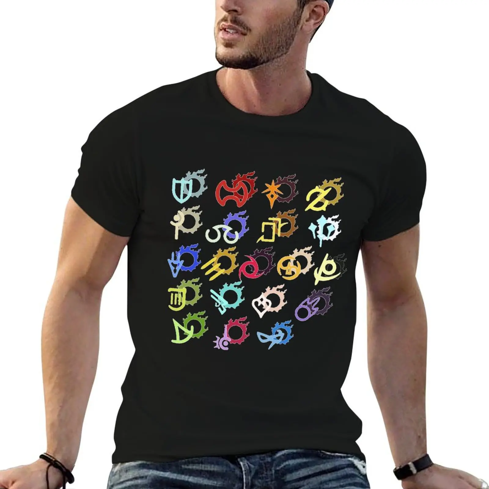 Meteor Stickers T-Shirt man tshirt man t shirt designer printed t shirts for man T-shirt