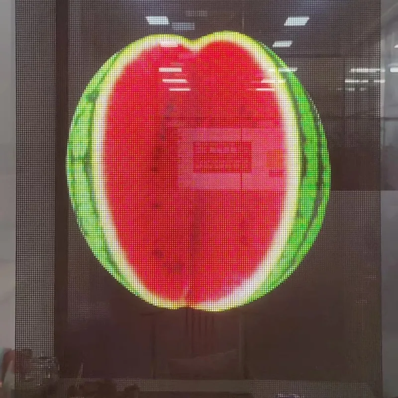 Transparent Holographic 3D LED Film Advertising Display, Glass Adhesive Super Slim LED Screen for Window Aliexpress