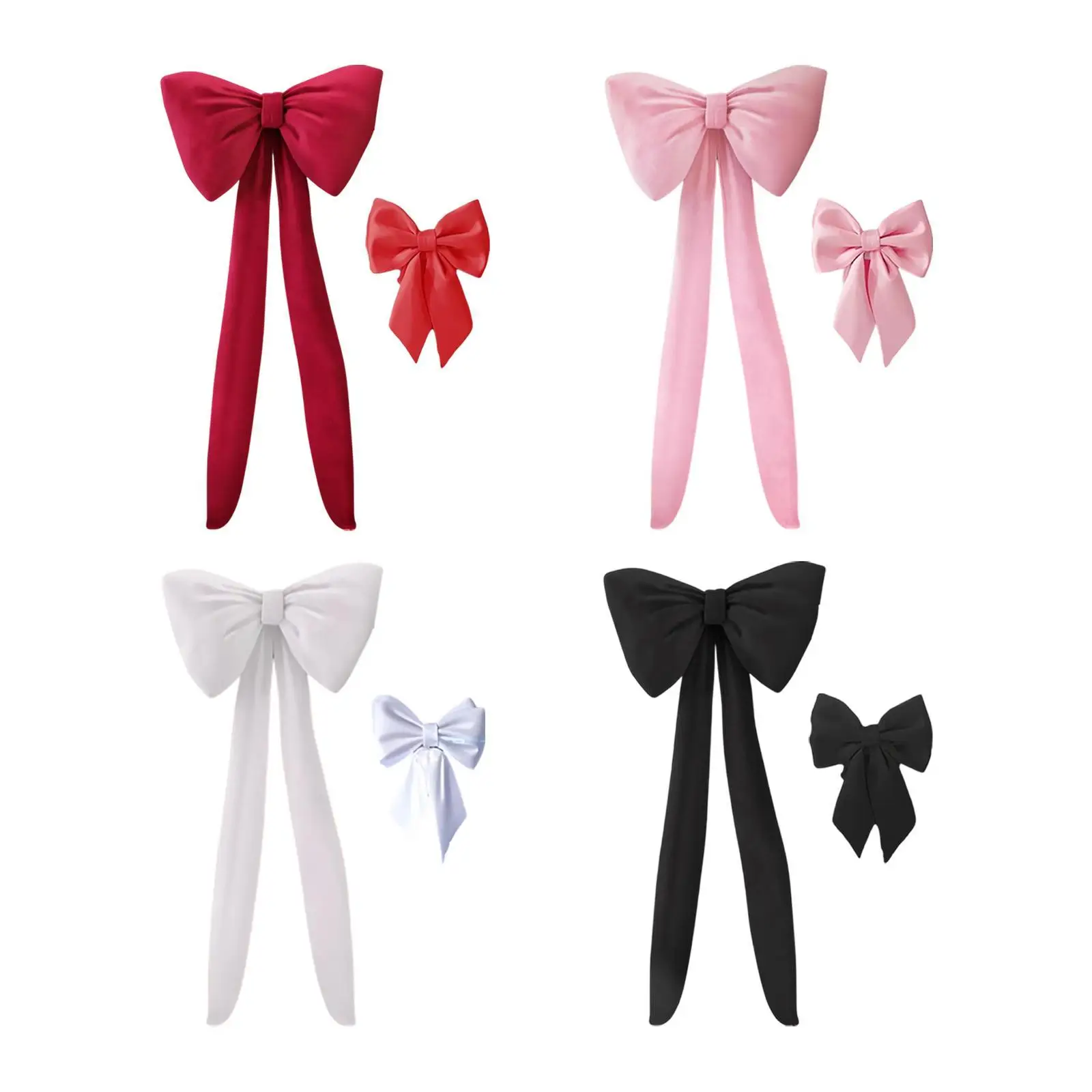 

Hanging Bow Decoration Set Wall Decoration for Party Anniversary Wedding