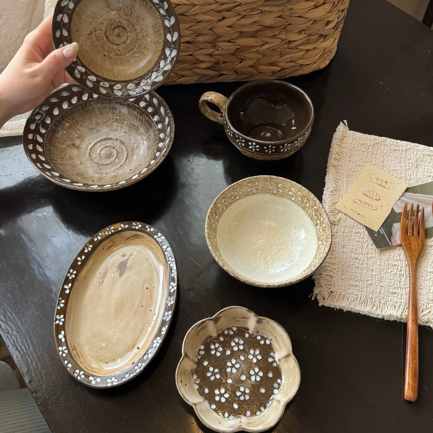 Retro style mug niche design coffee cup coarse pottery soup bowl noodle bowl fruit yogurt bowl friend