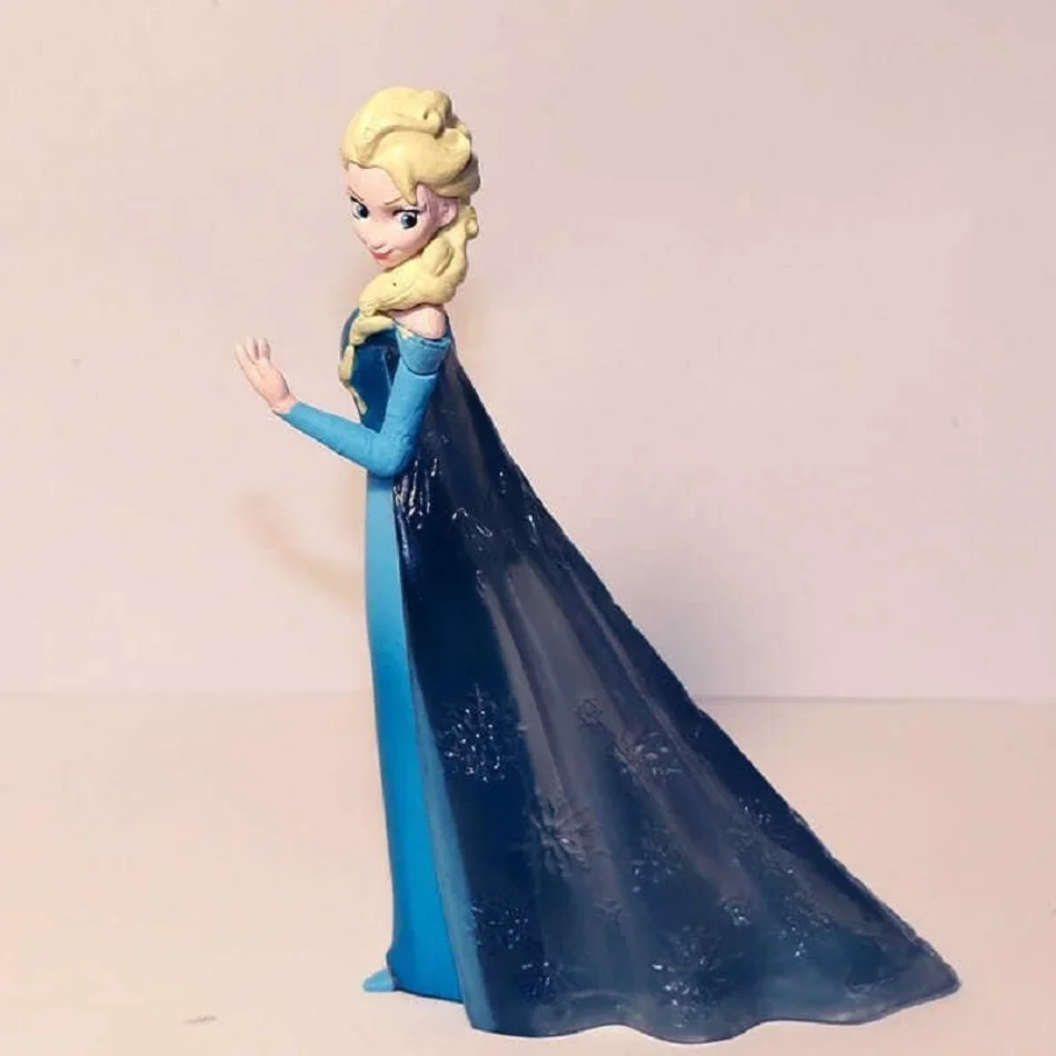 5 pçs/set Frozen A Rainha Da Neve Princesa Anna Elsa Action Figure Kristoff Sven Olaf PVC Modelo Bonecas Coleção Brinquedos de Presente de Aniversário