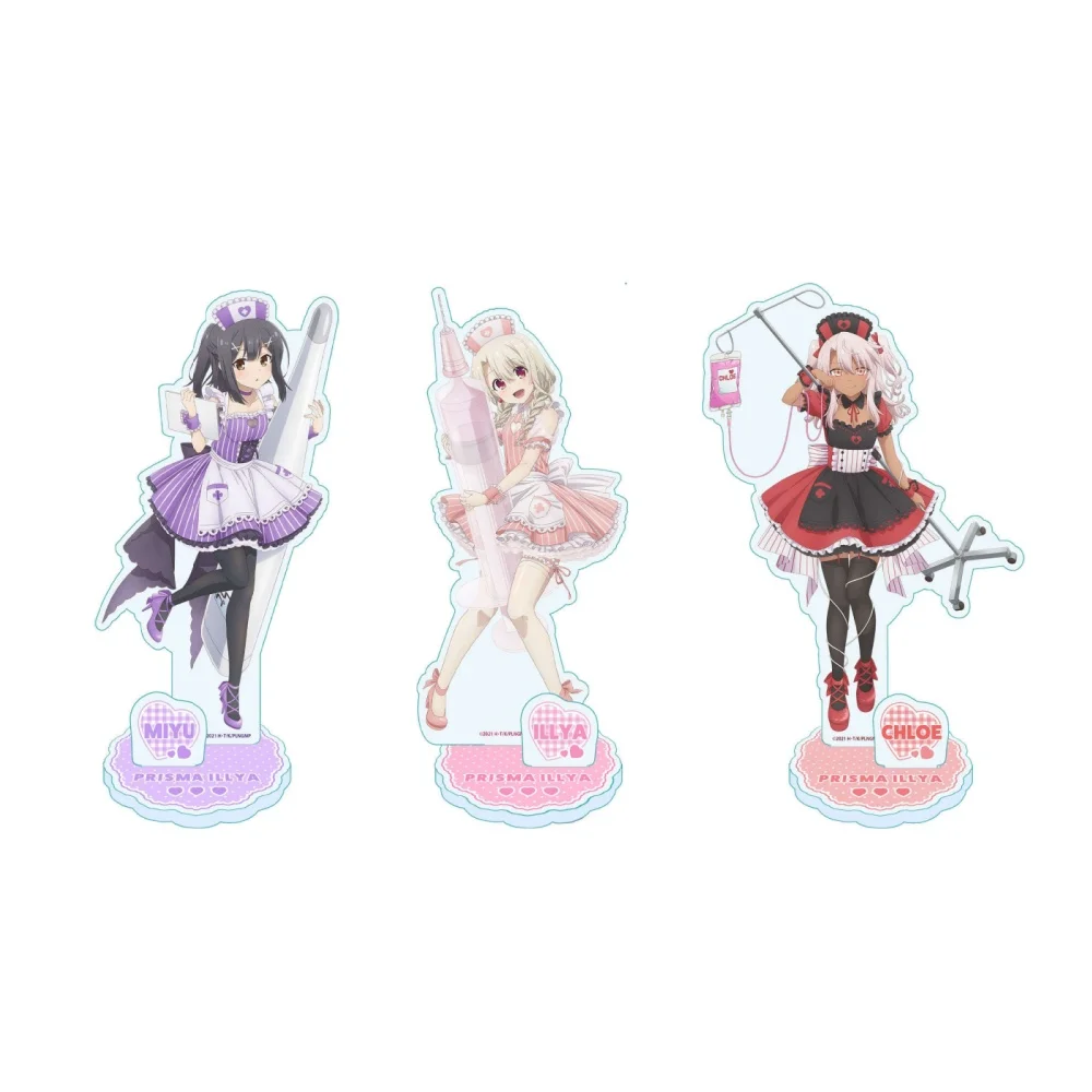 Fans Gifts Anime The Nameless Girl HD Characters Nurse Maid Ver Double insertion Acrylic Stand Desktop Ornament Series About15cm