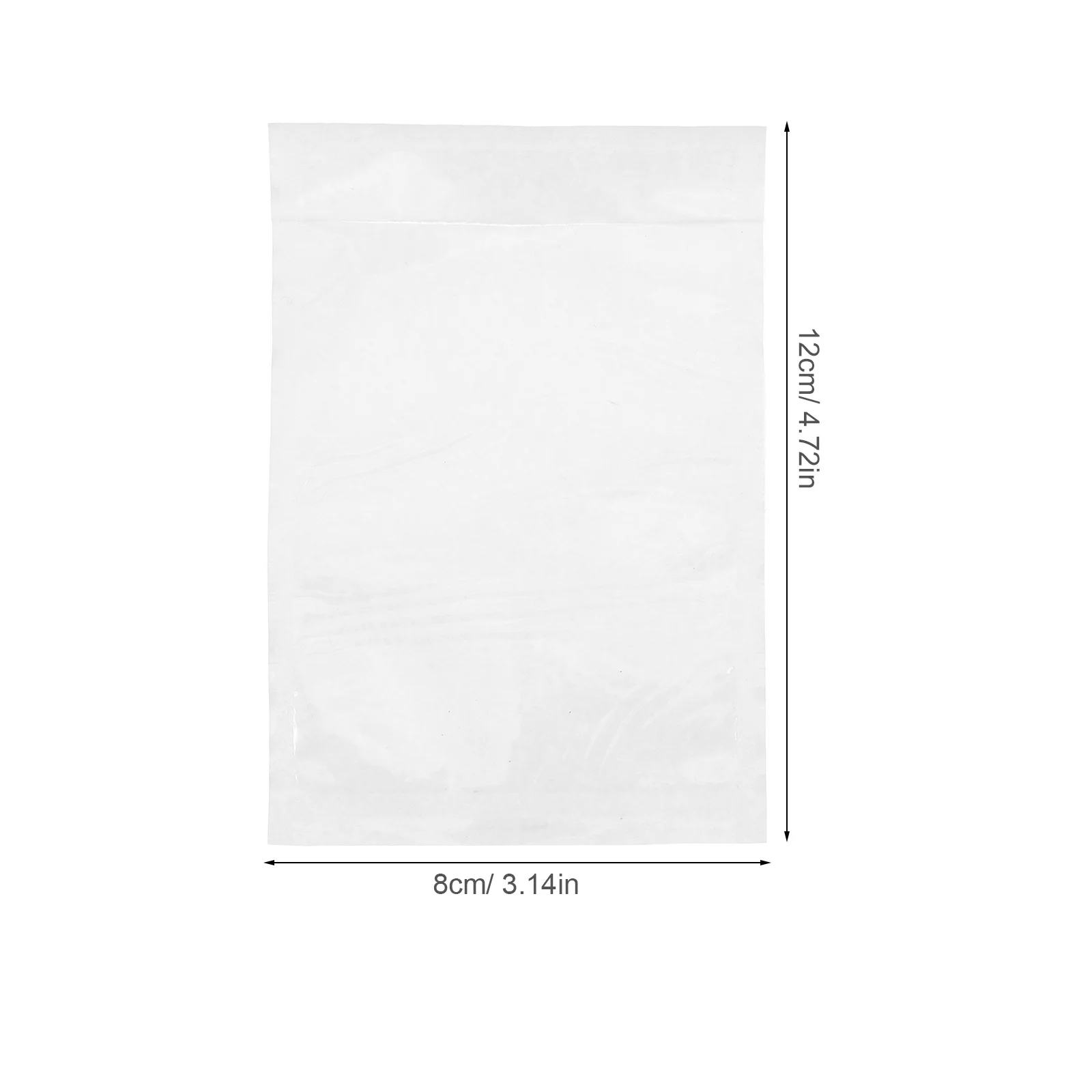 100Pcs Clear Adhesive Packing List Envelopes Transparent Shipping Pouches Document Holder Mailing Label Sleeve for Invoice