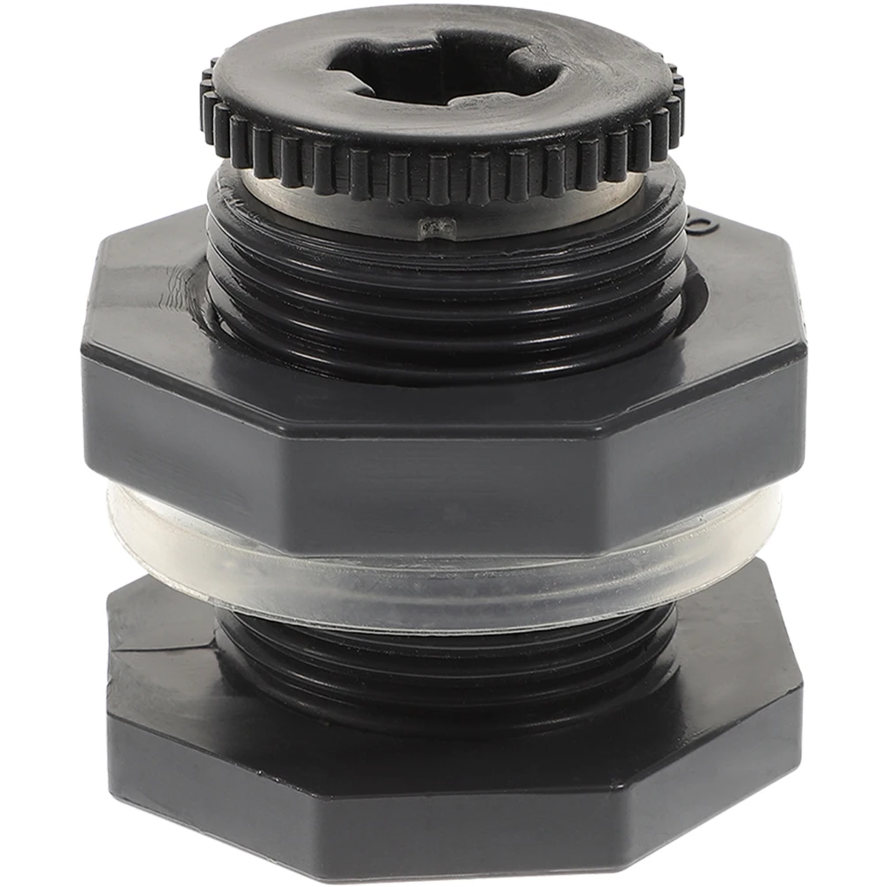 

Bulkhead Water Tank Connector Rain Bucket Bulkhead Fitting Connector Part Including Plug Leak Proof Easy Install Reliable PVC