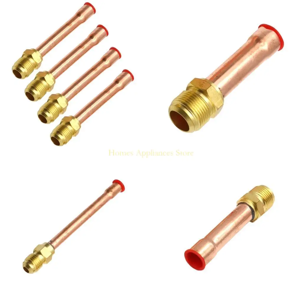 D0AB Pack 4 1/4 "3/8" "3/4" разъем солпклюже с медной трубкой.