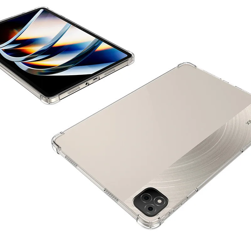 for Infinix Xpad X Pad 11 inch 2024 Case Transparent Air-bags Soft Silicone TPU Protection Shockproof Capa Fundas Shell