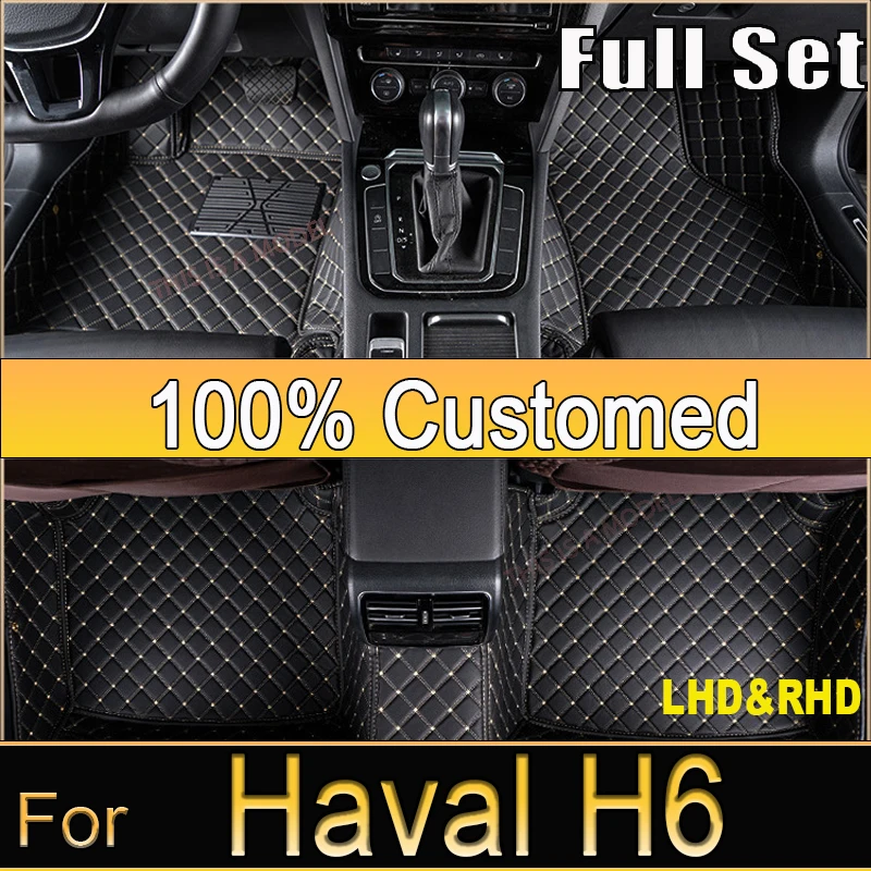 

Car floor mats for haval H6 2021 Custom Auto Foot Pads Automobile Carpet Cover Interior Accessories