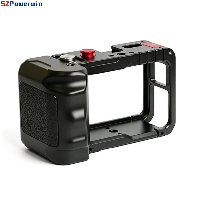 

Metal Cage Protective Frame Street Photography Handle Kit For DJI Action 6 5 Pro 4 3 Action Camera Accessories Vlog Hand Grip