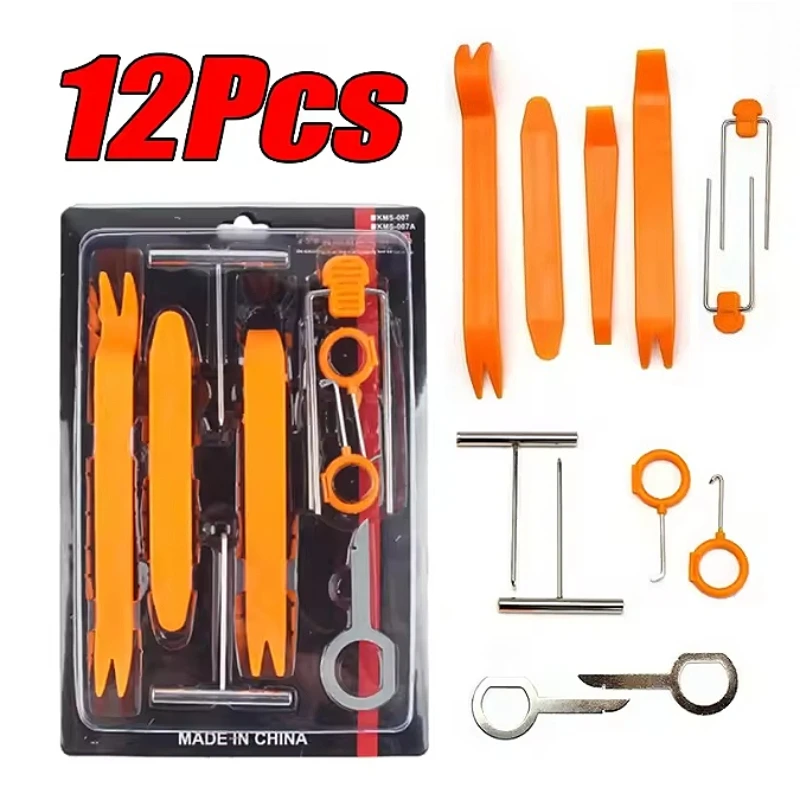 

Несколько автомобильных ручных инструментов, инструмент для разборки автомобильной аудиосистемы, пластиковая монтировка, разборка дверной панели, внутренняя клипса, рокер, лом