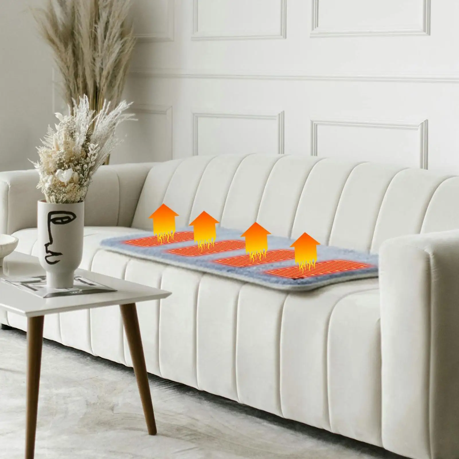 

Подушка сиденья с подогревом, портативный коврик с питанием от USB, легкие отбеливатели, тепловой чехол на сиденье для дома, путешествий на открытом воздухе, кемпинга, рыбалки