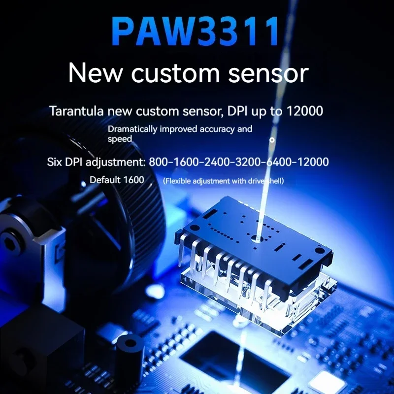 AULA Sc620 ماوس رياضي إلكتروني لاسلكي مزود بتقنية البلوتوث ثلاثي الوضع مجوف RGB ماوس بيئة العمل خفيف الوزن ملحقات ألعاب الكمبيوتر ​   هدية