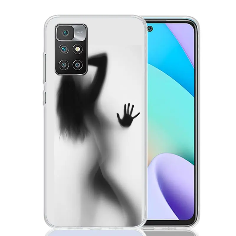 Woman Silhouettes Sexy Lady Girl Phone Case For Xiaomi 12C 12 10C 10 10A 9C 9 9A 9T 8A 8 7A 7 6A 6 Pro S2 K70 K60 K40 K20 Art Co