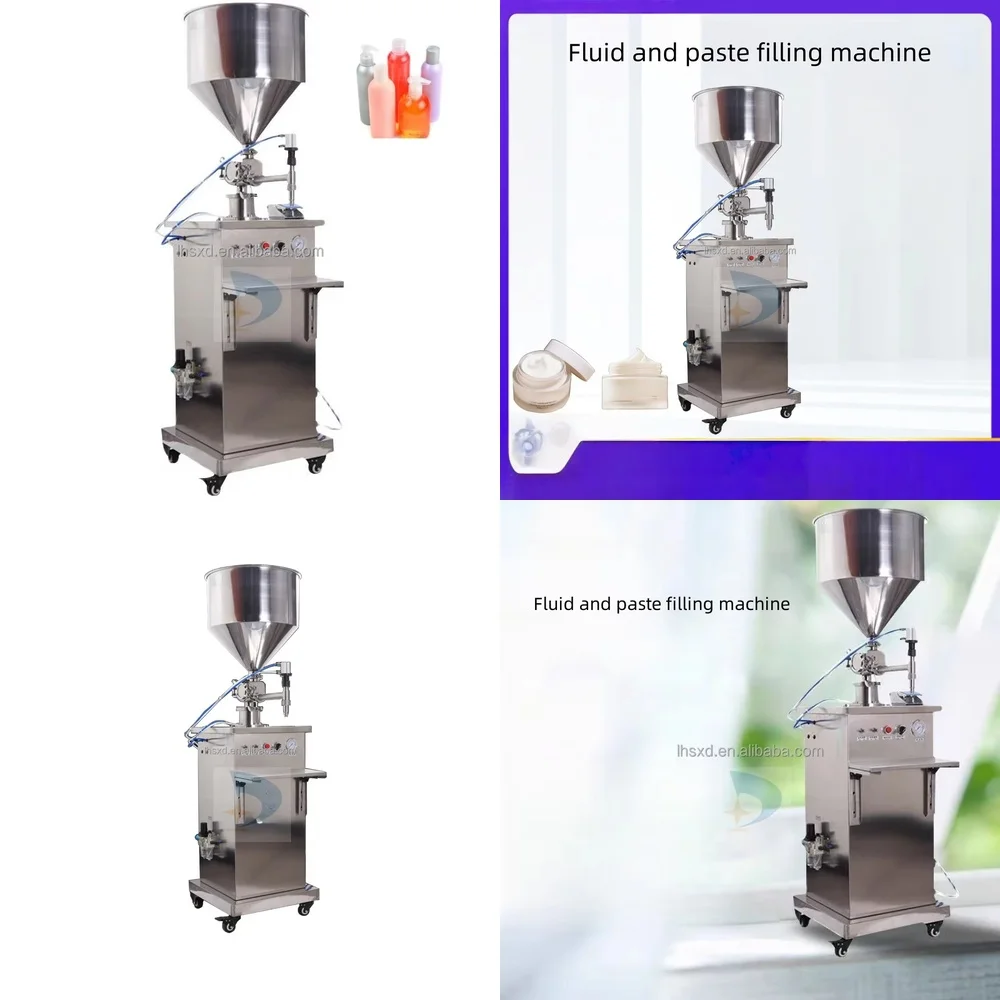 

Vertical Paste Filling Machine for Daily Chemical Chemical Products Liquid Filling Equipment Semi Automatic Paste