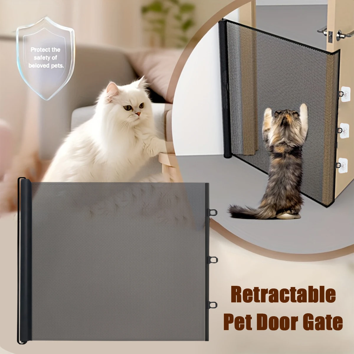 

Выдвижная ворота-барьер для собак и кошек для дверных проемов, лестниц, коридоров, для использования внутри помещений, легко устанавливаемые, регулируемые