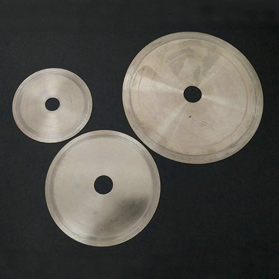 1PCS 4-14 Inch Diamond Circular Saw Blade 110-350MM No Tooth Cutting Arbor Disc For Cutting Glass Jade Jewellery Agate Gemstone