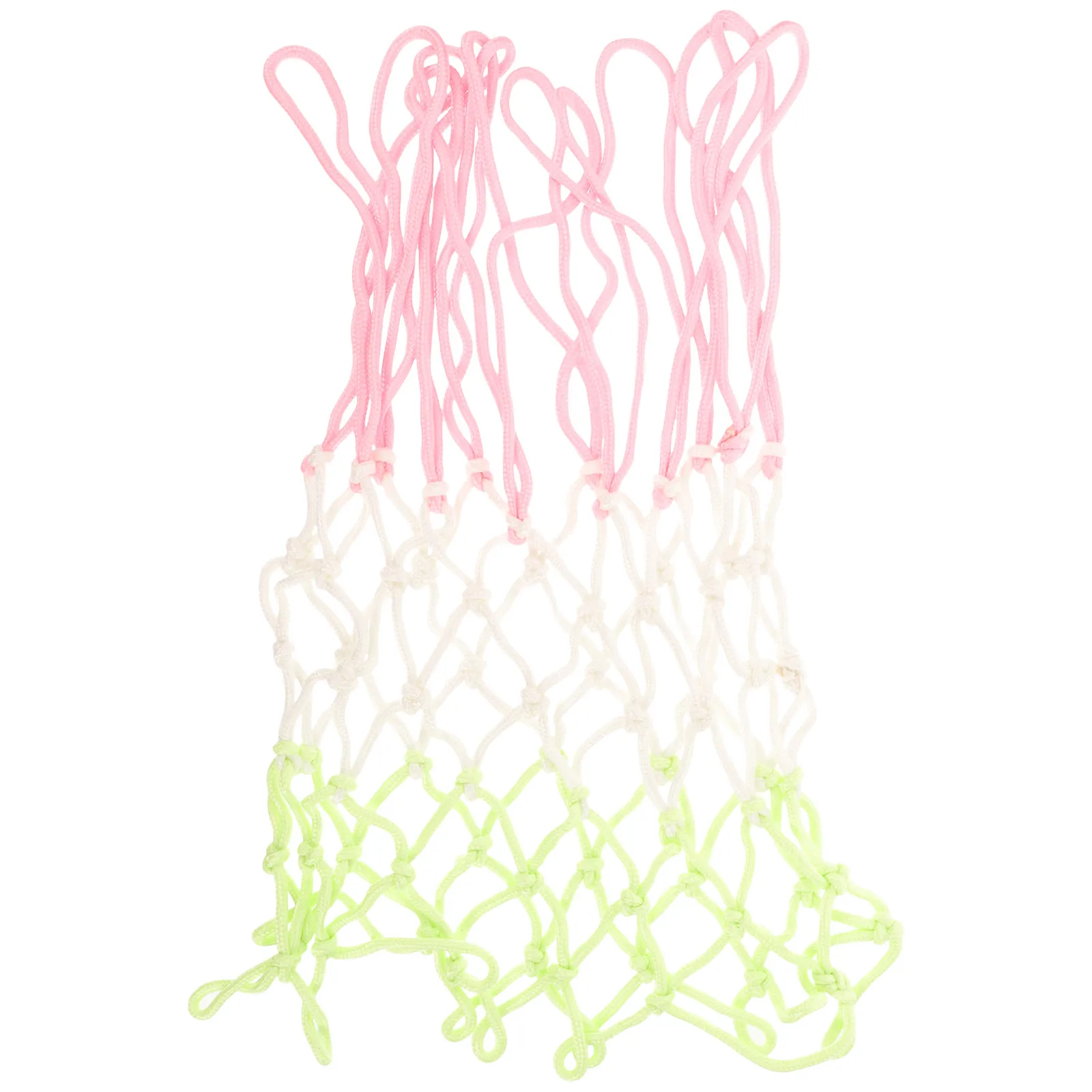 

Glow in Dark Nets Weatherproof Nylon Hoop Netting Outdoor Indoor Standard Size Basketball Goal Net Replacement
